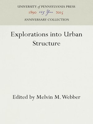 cover image of Explorations into Urban Structure